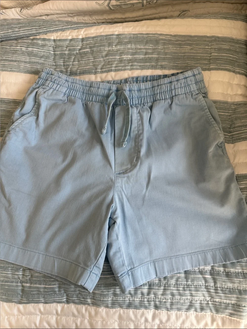 Vineyard Vines Boys Pull-On Chino Shorts Del Mar Blue 14